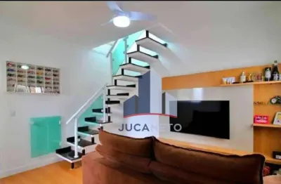 Cobertura com 3 dormitórios à venda, 100 m² por r$ 425.000 - vila tibiriçá - santo andré/sp