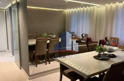 Apartamento com 3 dormitórios à venda, 58 m² por r$ 360.000 - parque são vicente - mauá/sp