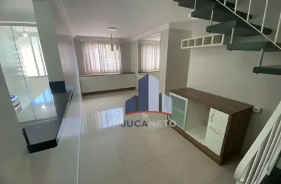 Cobertura com 2 dormitórios para alugar, 120 m² por r$ 2.817,74/mês - parque são vicente - mauá/sp