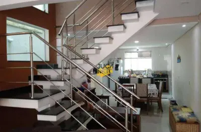Sobrado com 3 dormitórios à venda, 234 m² por r$ 1.200.000,00 - parque são vicente - mauá/sp