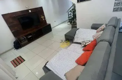 Sobrado com 3 dormitórios à venda, 320 m² por r$ 799.000 - parque marajoara - santo andré/sp
