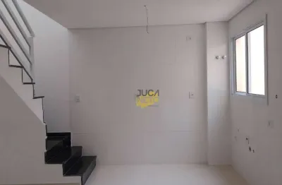 Cobertura com 2 dormitórios à venda, 113 m² por r$ 583.000 - vila valparaíso - santo andré/sp