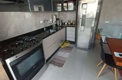 Cobertura com 3 dormitórios à venda, 125 m² por r$ 620.000 - parque são vicente - mauá/sp