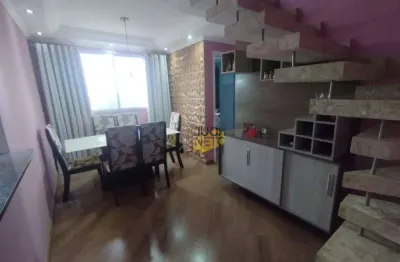 Cobertura com 2 dormitórios à venda, 100 m² por r$ 447.000,00 - parque são vicente - mauá/sp