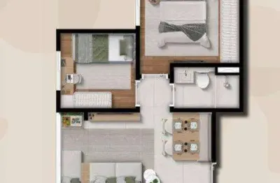 Apartamento com 2 dormitórios à venda, 39 m² por R$ 350.000,00 - Vila Prudente (Zona Leste) - São Paulo/SP