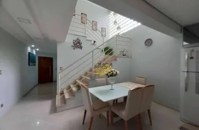 Sobrado com 3 dormitórios à venda, 312 m² por r$ 1.275.000 - parque são vicente - mauá/sp