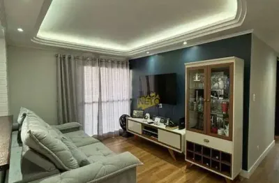 Apartamento com 2 dormitórios à venda, 73 m² por r$ 387.000,00 - vila assis brasil - mauá/sp