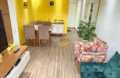 Apartamento com 3 dormitórios à venda, 68 m² por r$ 435.000 - jardim pedroso - mauá/sp
