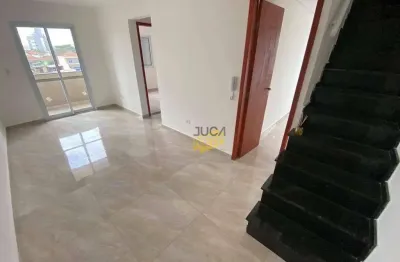 Cobertura com 3 dormitórios à venda, 119 m² por r$ 590.000 - matriz - mauá/sp