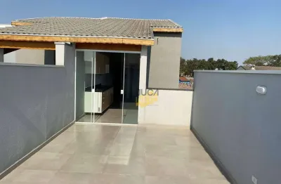 Cobertura com 2 dormitórios à venda, 100 m² por r$ 520.000 - vila camilópolis - santo andré/sp