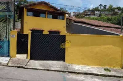 Sobrado com 5 dormitórios à venda, 263 m² por r$ 780.000 - jardim luso - ribeirão pires/sp