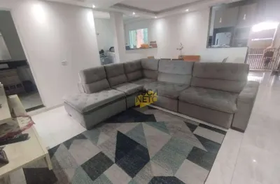 Casa com 2 dormitórios para alugar, 80 m² por r$ 2.000,00/mês - jardim itapark - mauá/sp
