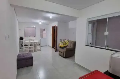 Apartamento com 2 dormitórios à venda, 70 m² por r$ 375.000 - utinga - santo andré/sp