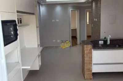 Apartamento com 2 dormitórios para alugar, 43 m² por r$ 4.000/mês - campestre - santo andré/sp