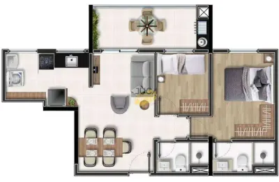Apartamento com 2 dormitórios à venda, 57 m² por r$ 420.000 - vila bocaina - mauá/sp