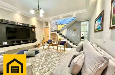 Casa com 3 dormitórios à venda, 182 m² por R$ 870.000,00 - Vila Amábile Pezzolo - Santo André/SP