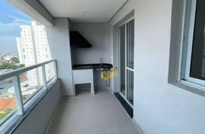 Apartamento com 3 dormitórios para alugar, 76 m² por r$ 3.145,00/mês - vila bocaina - mauá/sp