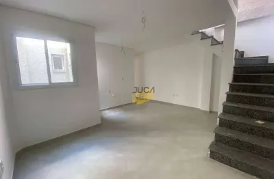 Cobertura com 2 dormitórios à venda, 100 m² por r$ 450.000,00 - jardim bela vista - santo andré/sp