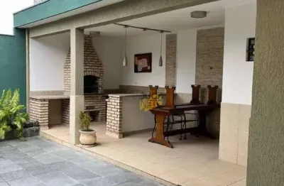 Casa com 3 dormitórios à venda, 220 m² por r$ 850.000,00 - jardim pilar - mauá/sp