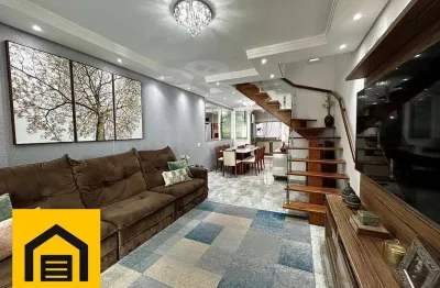 Sobrado com 3 dormitórios à venda, 140 m² por R$ 936.000,00 - Parque São Vicente - Mauá/SP