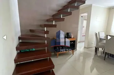 Cobertura com 2 dormitórios à venda, 94 m² por r$ 430.000,00 - parque são vicente - mauá/sp