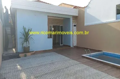 Casa para venda em itanha?m, gaivota, 3 dormitórios, 3 suítes, 4 banheiros, 4 vagas