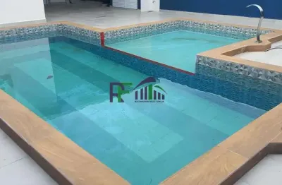 Casa 3 suites com piscina e churrasqueira 400 metros da praia - jamaica - itanhaem.