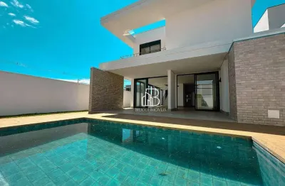 Sobrado com 5 dormitórios à venda, 262 m² por r$ 2.550.000,00 - condomínio santorini residencial club - paulínia/sp