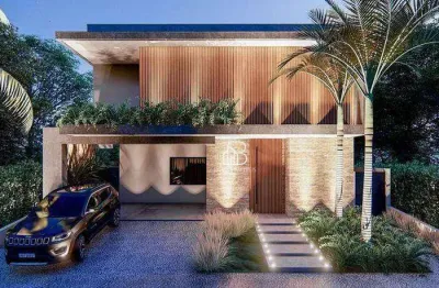 Sobrado com 4 dormitórios à venda, 376 m² por r$ 3.800.000,00 - villa lobos - paulínia/sp