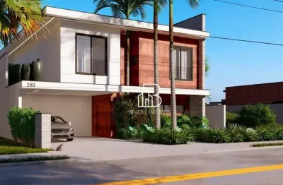 Sobrado com 4 dormitórios à venda, 267 m² por r$ 2.763.000 - loteamento residencial arborais - campinas/são paulo