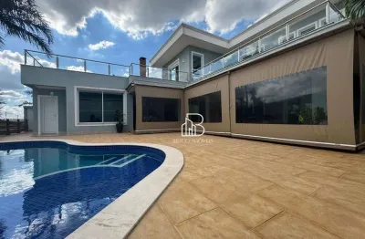 Sobrado com 3 dormitórios para alugar, 433 m² por r$ 19.593/mês - condomínio alphaville campinas - campinas/sp