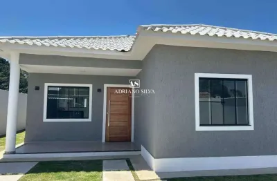 Casa à venda, no condomínio campo e mar 2,  em maricá, chácaras de inoã (inoã), com 3 quartos, 110m²