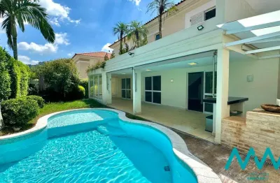 Tamboré 5 - casa dupla com piscina e amplo quintal - 4 suítes!!!