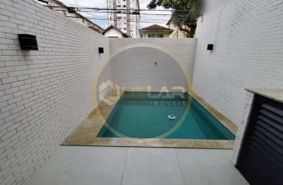 Casa com 2 quartos à venda no Campo Grande, Santos 