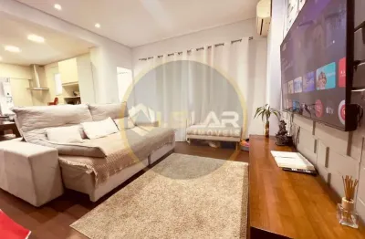 Apartamento lindo de 3 dorms  frente ao mar com vista