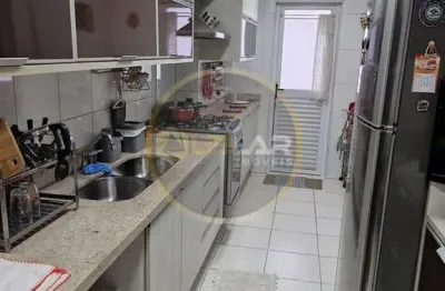 Apartamento lindo de 3 dorms  com suite no bairro pompeia em santos