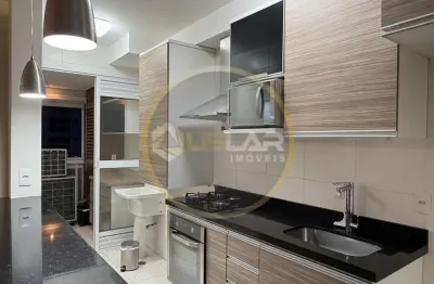 Apartamento de 2 dorms na ponta da praia com área de lazer, andar alto