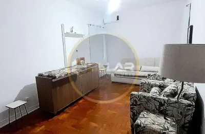 Locação de apto mobiliado de 1 dormitório no jose menino frente a praia