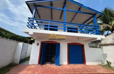 À venda i1033 - casa com 4 dormitórios no itaguá - ubatuba/sp