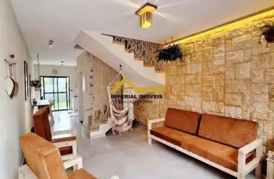 À venda - sobrado 2 dormitórios no balneário golfinhos - caraguatatuba/sp