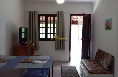 Locação - casa de condomínio 2 dormitórios na martim de sá - caraguatatuba/sp