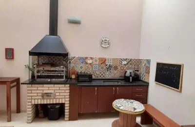 Sobrado com 4 quartos, vila scarpelli - santo andré