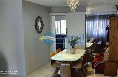 Apartamento 104m² com 4 quartos, vila américa - santo andré