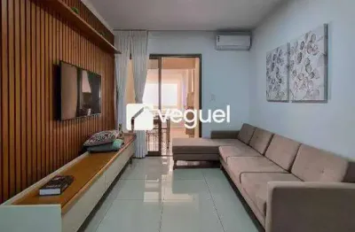 Apartamento mobiliado de 120 m² com 3 quartos, 3 suítes para alugar no Jardim Botânico, Ribeirão Preto/SP