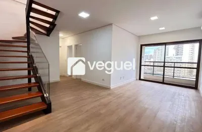 Cobertura de 160m² com 3 quartos, 2 suítes para alugar no bairro Cambuí, Campinas/SP