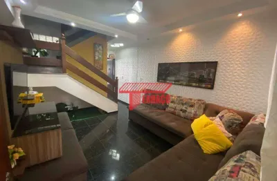 Sobrado com 2 dormitórios à venda, 85 m² por r$ 475.000,00 - vila linda - santo andré/sp