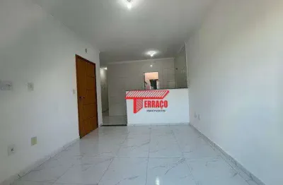 Apartamento com 3 dormitórios para alugar, 60 m² por R$ 1.900,00/mês - Vila Cecília Maria - Santo André/SP
