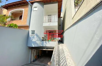 Sobrado com 4 dormitórios à venda, 289 m² por r$ 999.000,00 - parque jaçatuba - santo andré/sp
