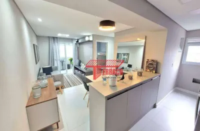 Apartamento com 2 dormitórios à venda, 53 m² por r$ 315.000,00 - vila tibiriçá - santo andré/sp