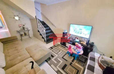 Sobrado à venda, 153 m² por r$ 605.000,00 - vila helena - santo andré/sp